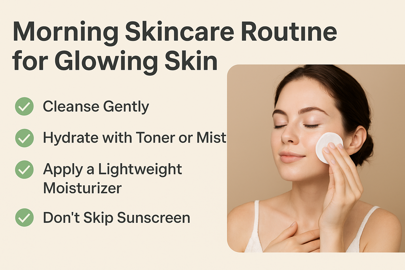 Morning Skincare Routine for Glowing Skin