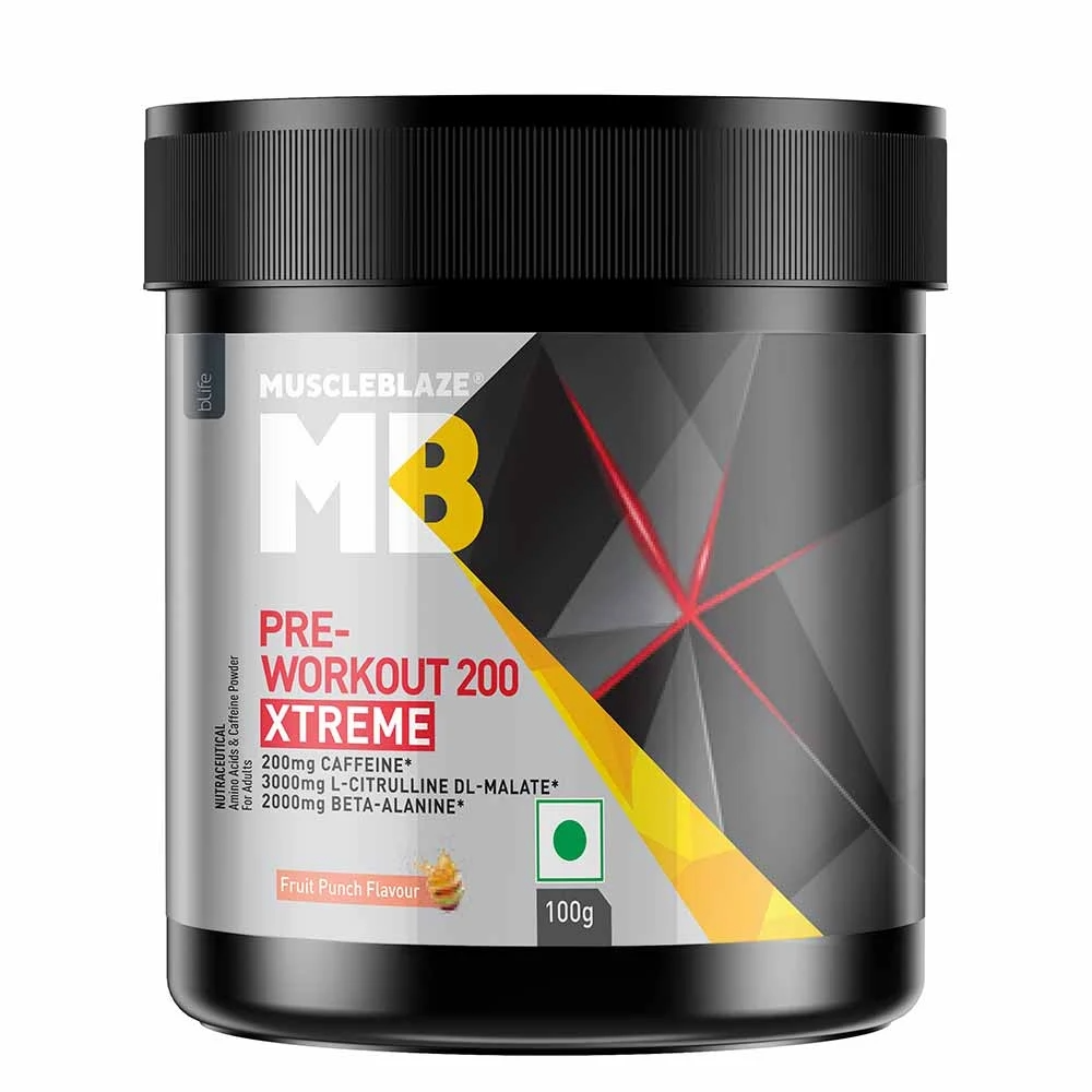 Muscle Blaze PRE Workout 200 Xtreme