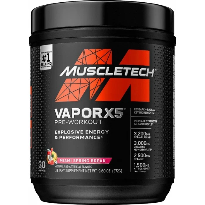 Muscle tech Vaporx5preworkout  250g