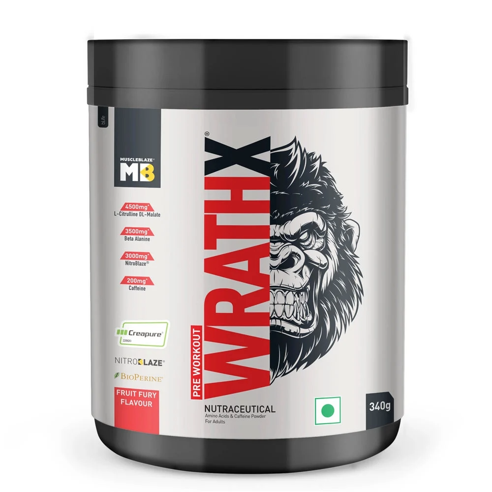 Muscle Blaze Pre Workout Wrath X